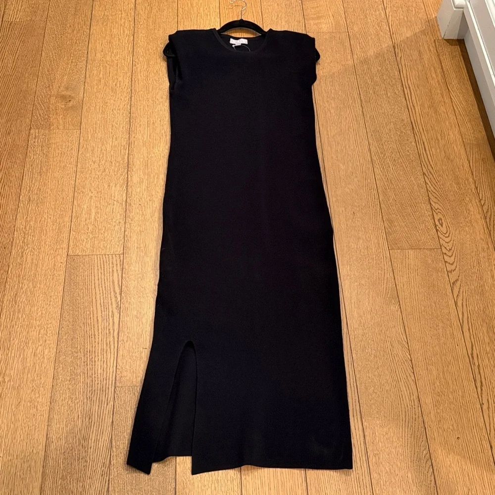 NWT J. Crew Black Sheath Dress Size Medium - Picture 3 of 7